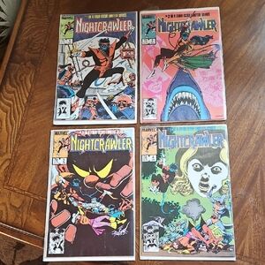Marvel Nightcrawler Comic Collection - Red, Blue, Green Covers
